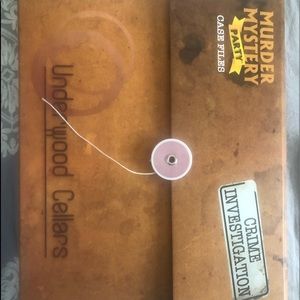 Murder mystery party case file ( underwood cellar )